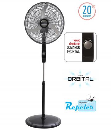 VENTILADOR DE PIE VPC20B CROMADO 20