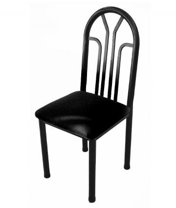 SILLA IBIZA CUERINA CA?O NEGRO