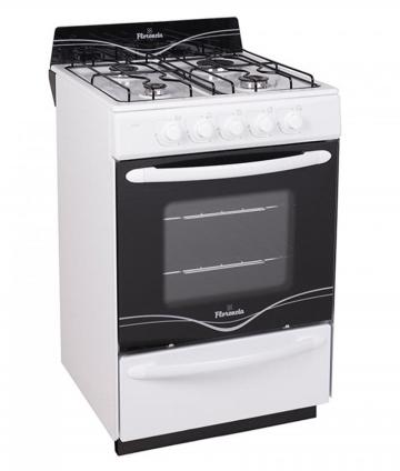 COCINA 5516F BLANCA CON PARRILLA 56CM MULTIGAS