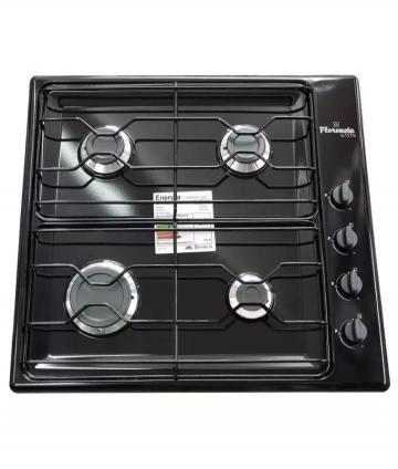 ANAFE FLOR 6737N A GAS NEGRO 4H MG REJILLA ALAMBRE