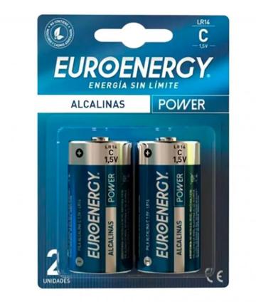 PILA C PACK X 2 EUROENERGY