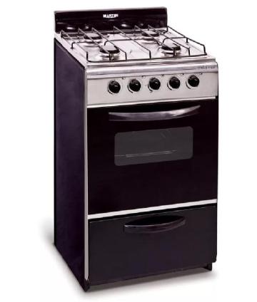 COCINA 4H INOX/V-N GE ACERO INOXIDABLE