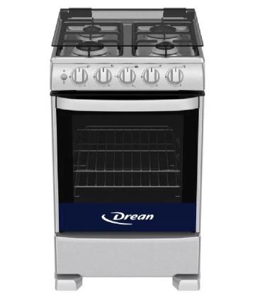 COCINA CD5505AI 55CM ACERO INOX.C/TAPA VIDRIO MG