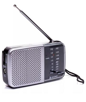RADIO PORTATIL DE BOLSILLO AYV0021 AM/FM PILAS AA