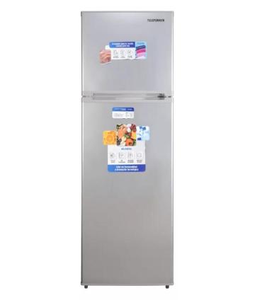 HELADERA TK-375FS CON FREEZER SILVER 410LTS