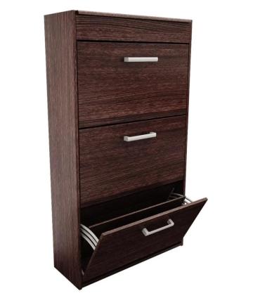 ZAPATERA ART239 3 COMPART.1 CAJON WENGUE