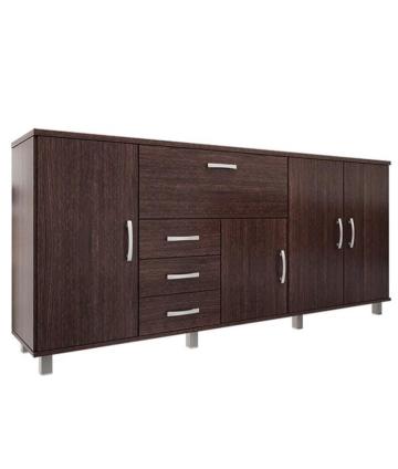 BAHIUT ART.540 5PUERTAS 3 CAJONES WENGUE 2.25M