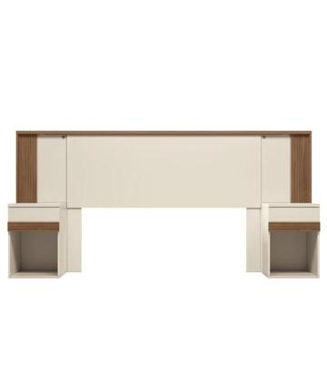 RESPALDO BOURBON JATOBA/AREIA  1.60MTS