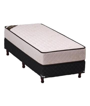 CONJUNTO 80X190X24 BOX JACQUARD METAL