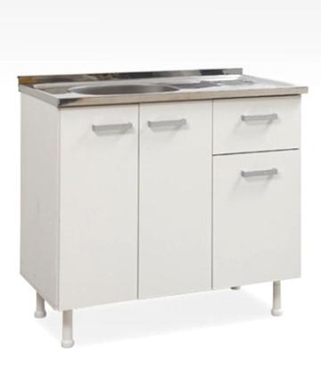 BAJO MESADA ARG-100SLB 1 PUERTA BLANCO