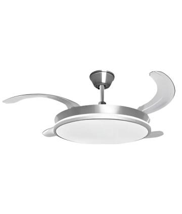 VENTILADOR DE TECHO Y42-5005DC PLATINO RETRACTIL